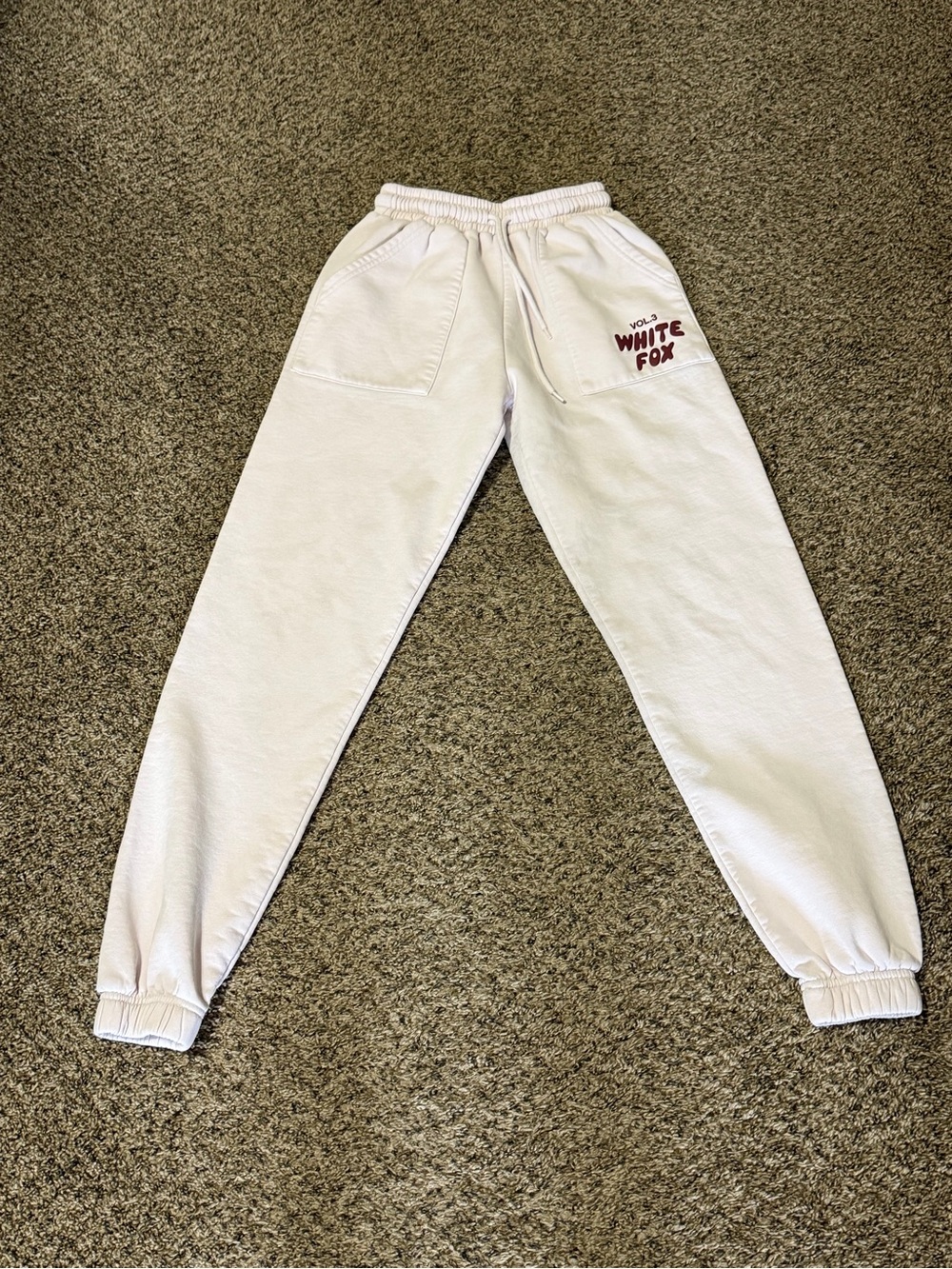 White Fox sweatpants
